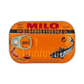 Milo Spiced Sardines in Vegetable Oil