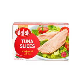 Al Alali Tuna Slices in Sunflower Oil with Chili