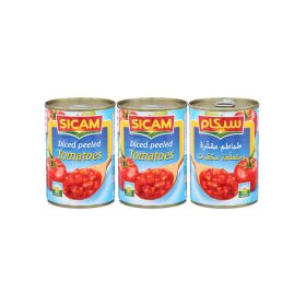 Sicam Diced Peeled Tomatoes
