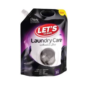 Lets Clean Liquid Detergent for Dark Clothes Black