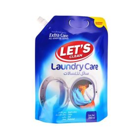 Lets Clean Liquid Detergent Of Colored Clothes Blue