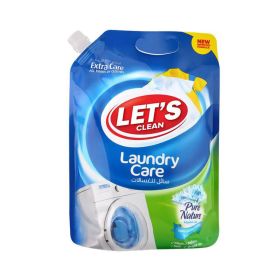 Lets Clean Liquid Detergent Colored Pure Nature