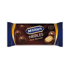 Mcvities Nibbles Dark Chocolate Coated Biscuit Bites