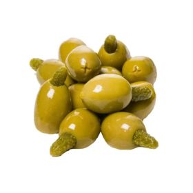 Taybat Green Olives Stuffed with Cornichons