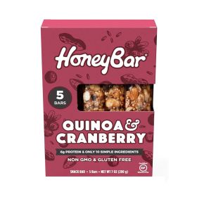 Honey Bar Quinoa & Cranberry Snack Bar