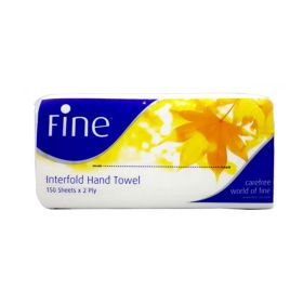 Fine Folded Hand Towel 2 Ply