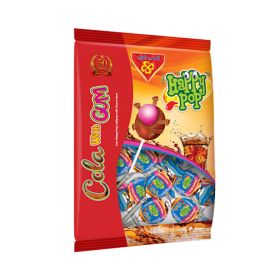 Happy Pop Cola With Gum Lollipop