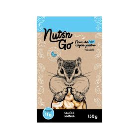 Nuts'n Go Jumbo Salted Dry Roasted Cashew