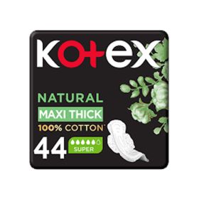Kotex Natural Maxi Thick Super Sanitary Pads with Wings