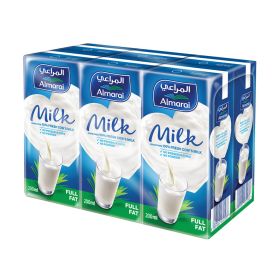 Almarai Long Life Full Fat Milk with Added Vitamins 200ML