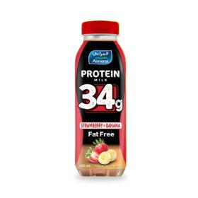 Almarai Protein Milk Strawberry Banana Fat Free