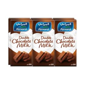 Almarai Double Chocolate Long Life Milk 200ML