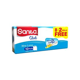 Sanita Club Xtra Long Toilet Tissue Rolls