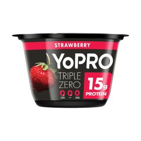 YoPro Triple Zero 15g Protein Strawberry Pudding