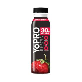 Yopro Triple Zero Strawberry Flavoured Milk 300ML