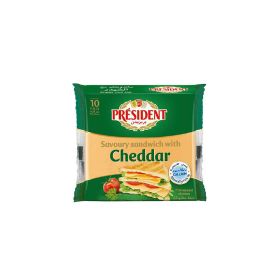 President Sandwich Cheddar Cheese Slices