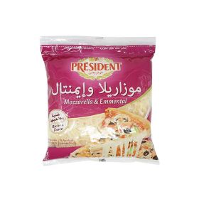 President Shredded Emmental and Mozzarella Cheese