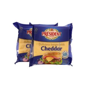 President Slices Burger Cheddar Cheese