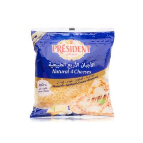 President 4 Cheeses Shredded