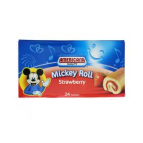 Americana Strawberry Micky Rolls Cake