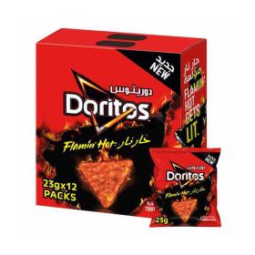 Doritos Flamin' Hot Flavoured Potato Chips
