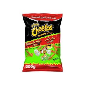 Cheetos Crunchy Flamin Hot Lime Chips