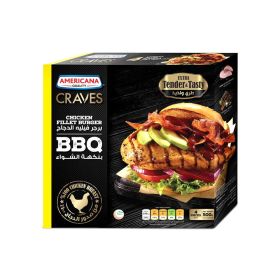 Americana Craves Chicken Fillet Burger BBQ