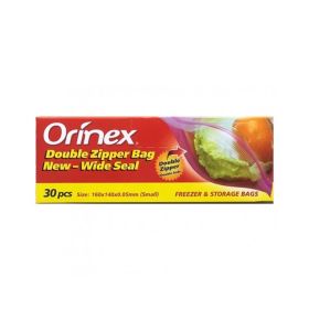 Orinex Double Zipper Bags Red 30S