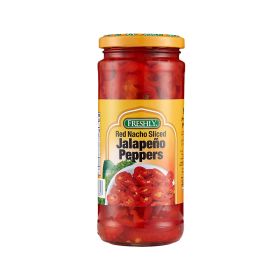 Freshly Red Nacho Sliced Jalapeno Peppers