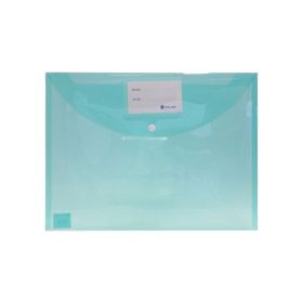 Atlas Document Bag with Card & Button Green