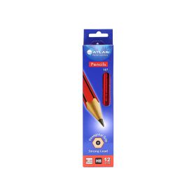 Atlas HB Red Pencil with Eraser