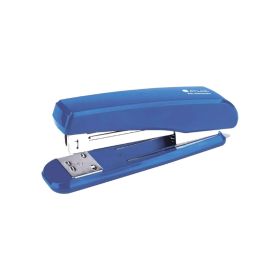 Atlas Half Strip Metal Stapler with Staple Remover Blue