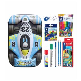 Staedtler Race Car School Case Set