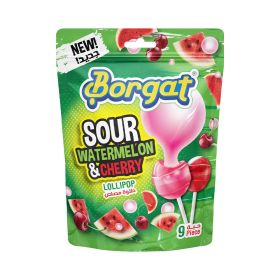 Borgat Sour Watermelon and Cherry Lollipop