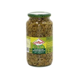 Crespo Sliced Green Olives