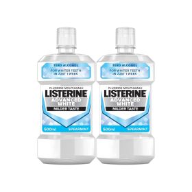 Listerine Advance White Spearmint Milder Taste Mouthwash