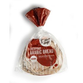 Golden Days Large Brown Arabic Bread