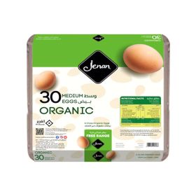 Jenan White Brown Organic Eggs