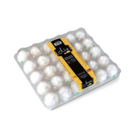 Jenan White Eggs Tray Medium