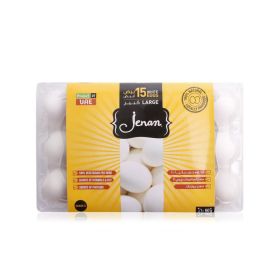Jenan White Eggs Large Flip Top