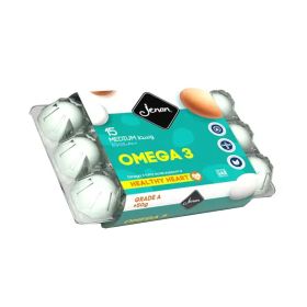 Jenan White Omega 3 Medium Eggs