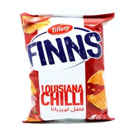 Tiffany Finns Louisiana Chilli Crinkled Potato Chips