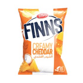 Tiffany Finns Creamy Cheddar Crinkled Potato Chips