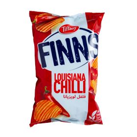 Tiffany Finns Louisiana Chilli Crinkled Potato Chips