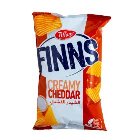 Tiffany Finns Creamy Cheddar Crinkled Potato Chips
