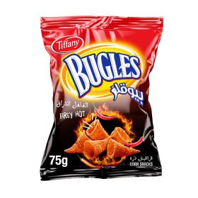 Tiffany Bugles Firey Hot Corn Snacks