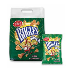 Tiffany Bugles Chilli Crispy Corn Chips