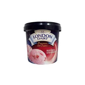 London Dairy Natural Strawberry Ice Cream