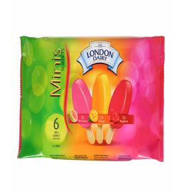 London Dairy Pink Guava, Mango & Raspberry Mini Sorbets