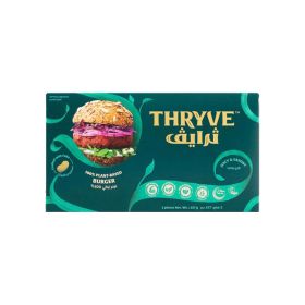 Thryve Frozen 100% Plant Based Burger